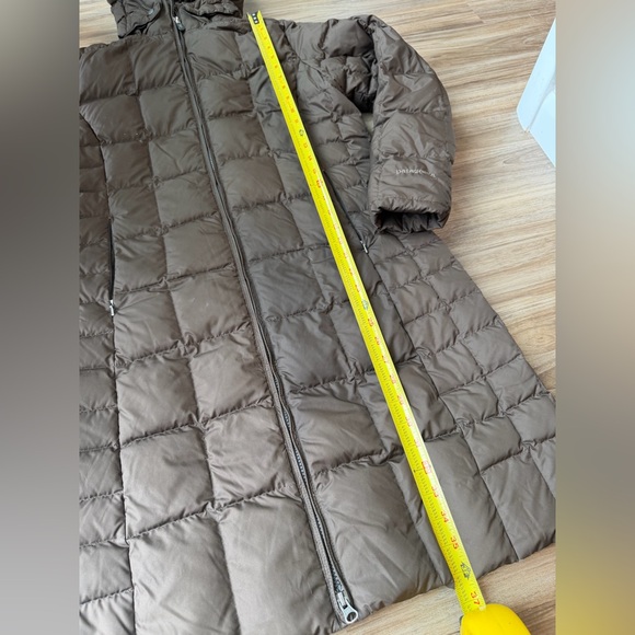 Like New Patagonia W’s Down With It Parka (brown, size L) - Picture 9 of 11